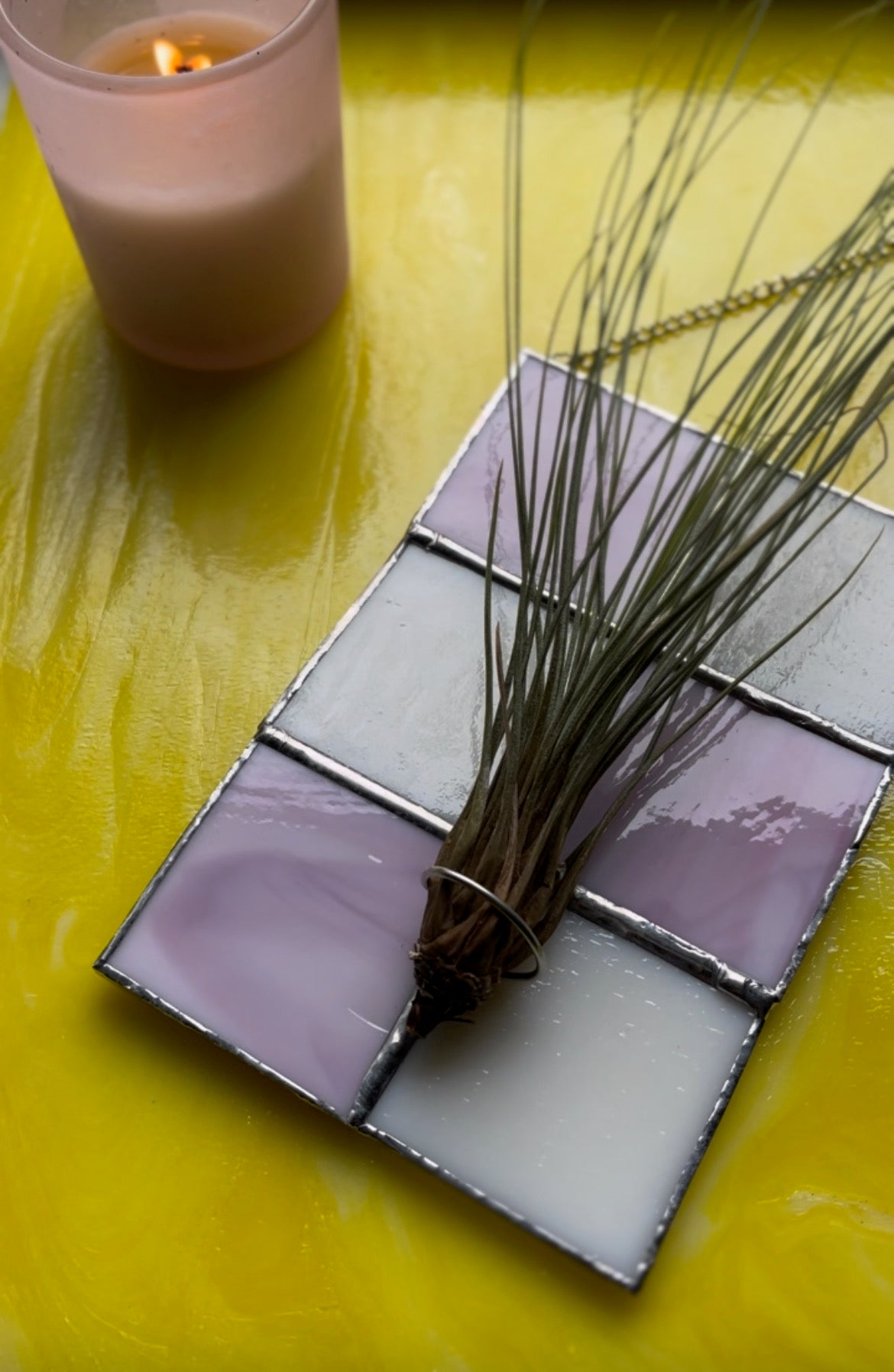 stained glass air plant holder / propagation station π±